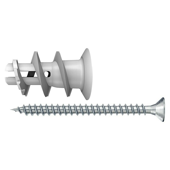 Fischer Taco para cartón yeso GK (Longitud taco: 22 mm, Con tornillos, Con borde, 50 ud.) | BAUHAUS