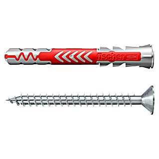 Fischer Duopower Dübel- & Schraubenbox 6x50 S LD (Durchmesser Dübel: 6 mm, Länge Dübel: 50 mm, Senkkopfschraube, 50 Stk.)