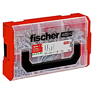 Fischer Schrauben- & Dübel-Set Hält-Alles-Box (240 Stk.)