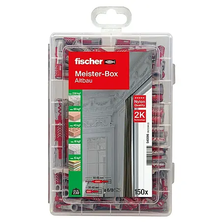 Fischer Duopower Universaldübel-Set Meisterbox kurz/lang