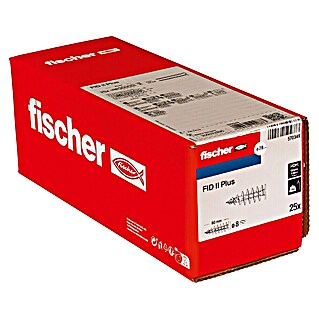 Fischer Dämmstoffdübel FID II Plus K (Ø x L: 8 x 80 mm, Kunststoff, 25 Stk.)