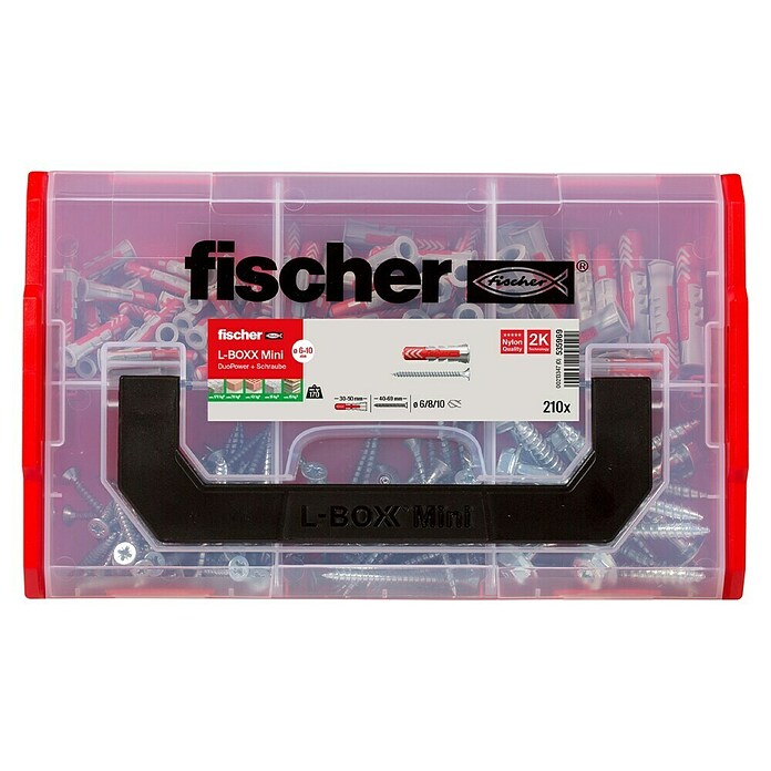 Fischer Duopower Universaldübel-Set Fixtainer mit Schrauben (210 -tlg.) | BAUHAUS