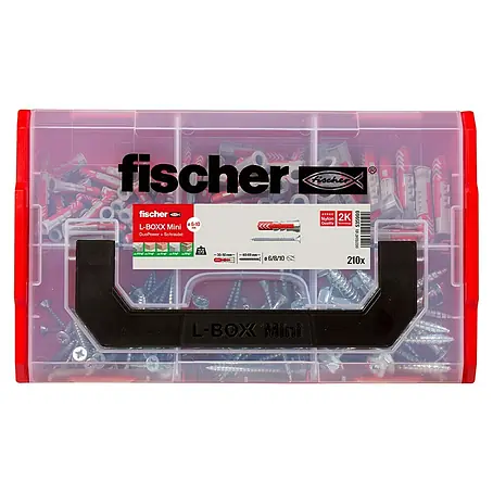 Fischer Duopower Universaldübel-Set Fixtainer mit Schrauben