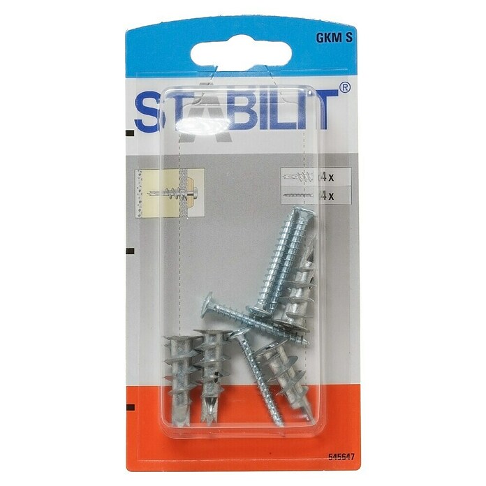 Stabilit Gipskartondübel Metall GKM SK (Gesamtstückzahl: 8 Stk.) | BAUHAUS