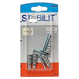 Stabilit Gipskartondübel Metall GKM SK (Gesamtstückzahl: 8 Stk.)