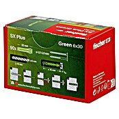 Fischer Spreizdübel SX Plus (Ø x L: 6 x 30 mm, Nylon, Mit Rand, 90 Stk.) | BAUHAUS