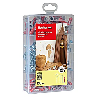Fischer Schrauben- & Dübel-Set Meisterbox DuoPower (133 -tlg.)