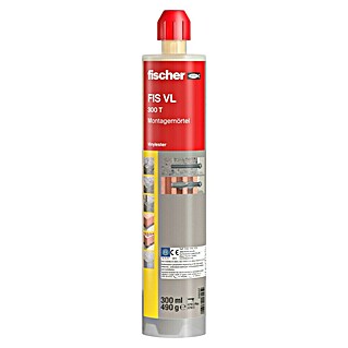 Fischer Montagemörtel 300 T (300 ml, Hellgrau)