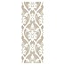 Fleur Plantilla decorativa Stencil Braided 