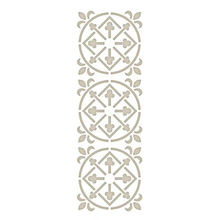 Fleur Plantilla decorativa Stencil Royal Tile (Royal Tile, 18 x 50 cm, Plástico)