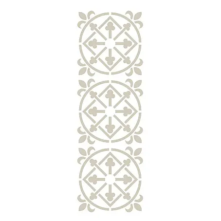 Fleur  Plantilla decorativa Stencil Royal Tile