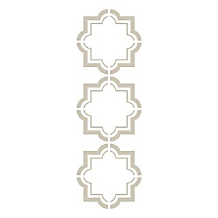 Fleur Plantilla decorativa Stencil Arabesco (Arabesco, 18 x 50 cm, Plástico)