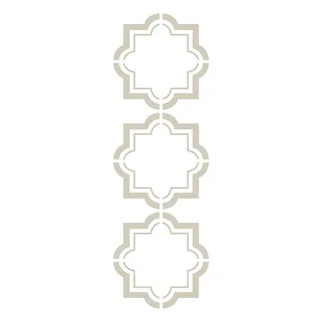 Fleur  Plantilla decorativa Stencil Arabesco