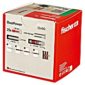 Fischer Duopower Dübelsortiment (Durchmesser Dübel: 12 mm, Länge Dübel: 60 mm, Mit Rand, Alle Baustoffe, 25 Stk.) | BAUHAUS