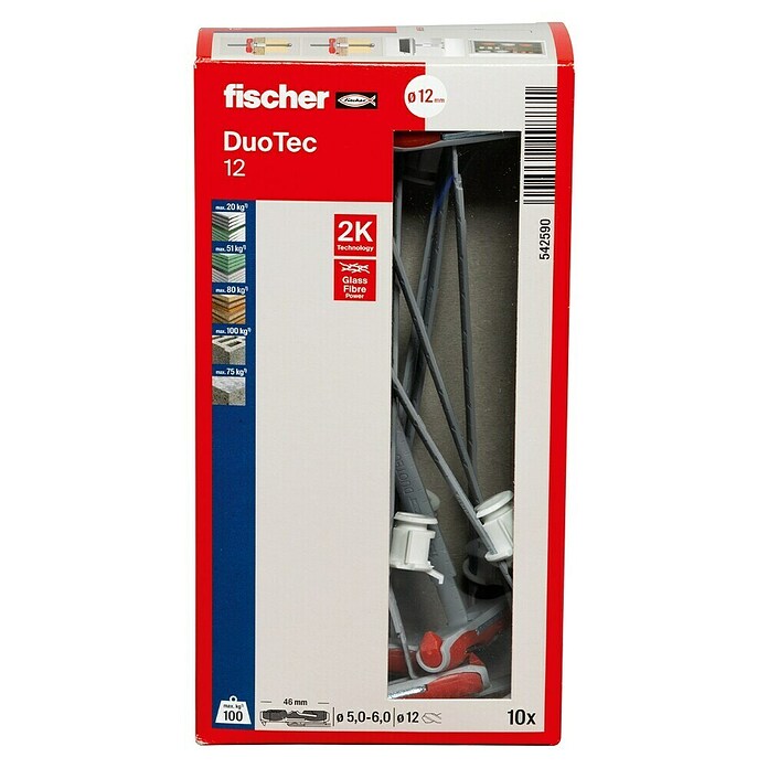 Fischer Duotec Kippdübel (Länge Dübel: 60 mm, 10 Stk.) | BAUHAUS