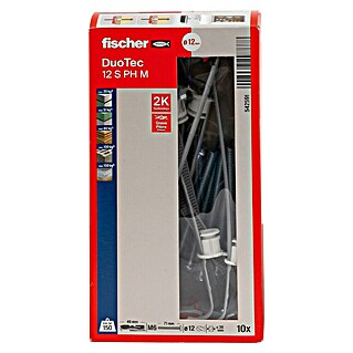 Fischer Duotec Kippdübel-Set 12 S PH (Länge Dübel: 60 mm, 10 Stk.)