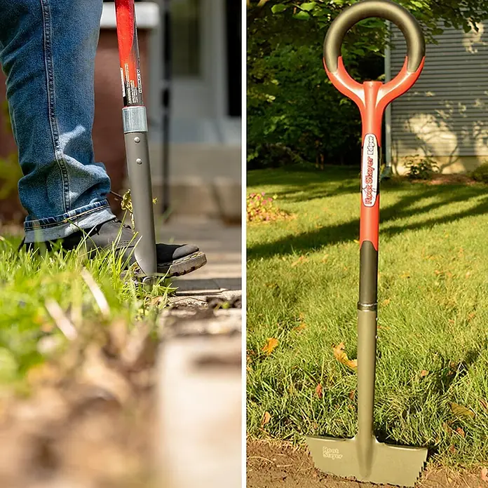 Root Slayer Rasenkantenstecher - Stahl - Root Slayer Edge Gartenwerkzeug: Robuste Kante für präzise Rasenkanten, ideal für Gartenarbeiten.