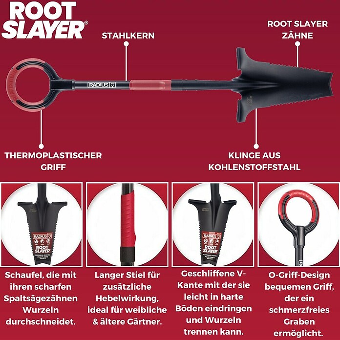 Root Slayer Rodespaten Pro (113 cm) | BAUHAUS