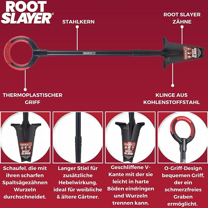 Root Slayer Rodespaten Pro (110 cm) | BAUHAUS