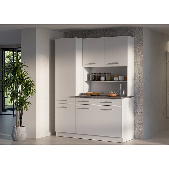 Stolarz-Lempert Buffetschrank Marina (Breite: 150 cm, Weiß) | BAUHAUS
