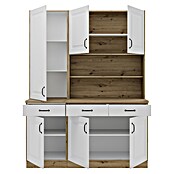 Stolarz-Lempert Buffetschrank Stina (Breite: 150 cm, Weiß) | BAUHAUS