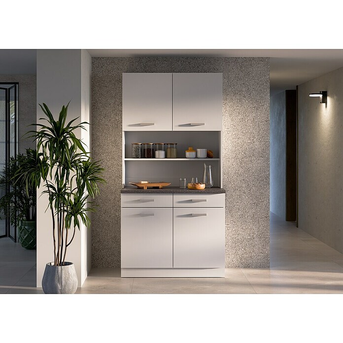 Stolarz-Lempert Buffetschrank Maria (Breite: 100 cm, Weiß) | BAUHAUS
