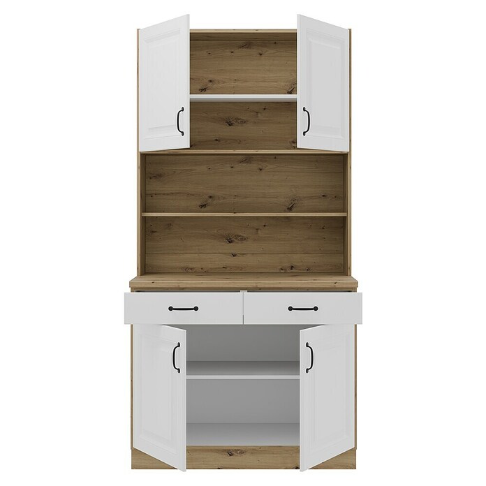 Stolarz-Lempert Buffetschrank Stina (Breite: 100 cm, Weiß) | BAUHAUS