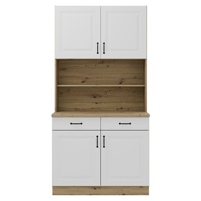 Stolarz-Lempert Buffetschrank Stina (Breite: 100 cm, Weiß) | BAUHAUS