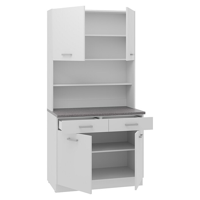 Stolarz-Lempert Buffetschrank Maria (Breite: 100 cm, Weiß) | BAUHAUS