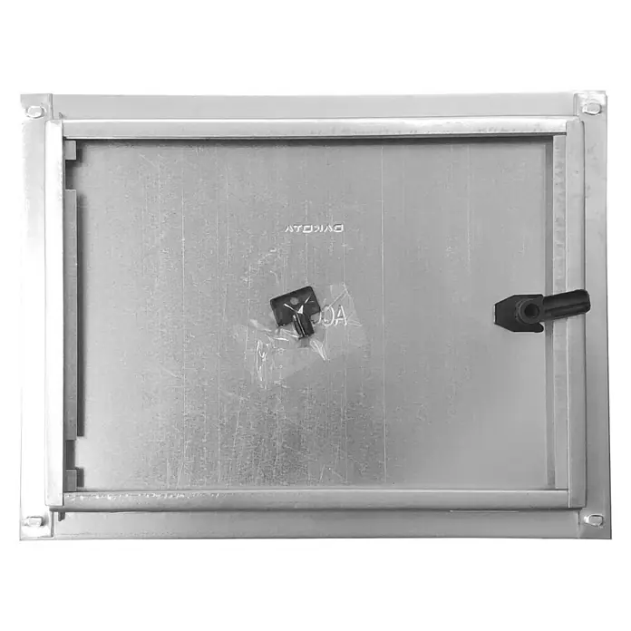 Dakota Puerta de registro para agua - 50 x 60 cm, Zincado - Panel de acceso metálico con cerradura y llave para fácil mantenimiento e inspección.