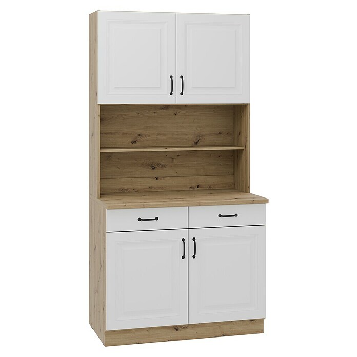 Stolarz-Lempert Buffetschrank Stina (Breite: 100 cm, Weiß) | BAUHAUS