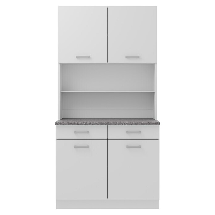 Stolarz-Lempert Buffetschrank Maria (Breite: 100 cm, Weiß) | BAUHAUS