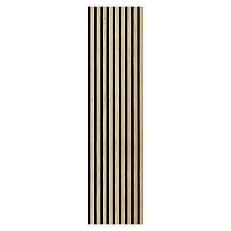 Akustikpaneel Light Oak (2 440 x 605 x 18 mm, Light Oak)