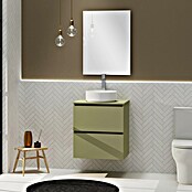 Artysan Conjunto de mueble de baño Harmony Top (Ancho: 60 cm, Verde cactus, 3 pzs.) | BAUHAUS