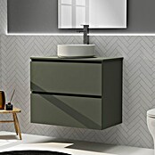 Artysan Conjunto de mueble de baño Harmony Top (Ancho: 80 cm, Verde musgo, 3 pzs.) | BAUHAUS
