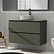 Artysan Conjunto de mueble de baño Harmony Top (Ancho: 100 cm, Verde musgo, 3 pzs.) | BAUHAUS
