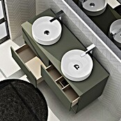 Artysan Conjunto de mueble de baño Harmony Top (Ancho: 120 cm, Verde musgo, 3 pzs.) | BAUHAUS