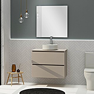 Artysan Conjunto de mueble de baño Harmony Top (Ancho: 80 cm, Visón, 3 pzs.)