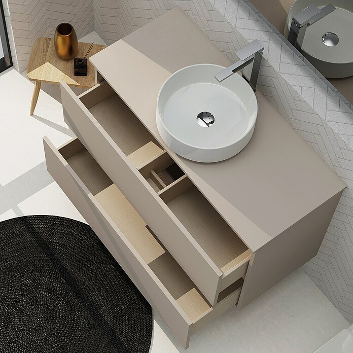 Artysan Conjunto de mueble de baño Harmony Top (Ancho: 100 cm, Visón, 3 pzs.) | BAUHAUS