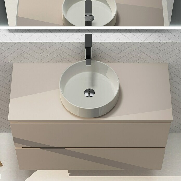 Artysan Conjunto de mueble de baño Harmony Top (Ancho: 100 cm, Visón, 3 pzs.) | BAUHAUS