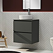 Artysan Conjunto de mueble de baño Harmony Top (Ancho: 60 cm, Gris oscuro, 3 pzs.) | BAUHAUS