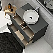 Artysan Conjunto de mueble de baño Harmony Top (Ancho: 80 cm, Gris oscuro, 3 pzs.) | BAUHAUS