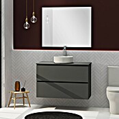 Artysan Conjunto de mueble de baño Harmony Top (Ancho: 100 cm, Gris oscuro, 3 pzs.) | BAUHAUS
