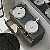 Artysan Conjunto de mueble de baño Harmony Top (Ancho: 120 cm, Gris oscuro, 3 pzs.) | BAUHAUS