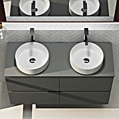 Artysan Conjunto de mueble de baño Harmony Top (Ancho: 120 cm, Gris oscuro, 3 pzs.) | BAUHAUS