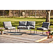 Conjunto de muebles Theodor (4 pzs., Acero/Poliéster, Antracita) | BAUHAUS