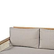 Conjunto de muebles Neel (4 pzs., Acero/Ratán sintético, Natural/Beige) | BAUHAUS