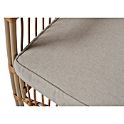 Conjunto de muebles Neel (4 pzs., Acero/Ratán sintético, Natural/Beige) | BAUHAUS