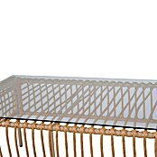 Conjunto de muebles Neel (4 pzs., Acero/Ratán sintético, Natural/Beige) | BAUHAUS