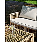 Conjunto de muebles Neel (4 pzs., Acero/Ratán sintético, Natural/Beige) | BAUHAUS